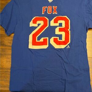 Fox Blue Men's Jersey with Red and White Details